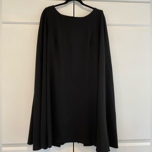Adrianna Pepell black cape dress